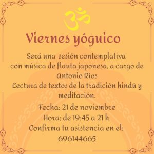 Viernes yóguico noviembre